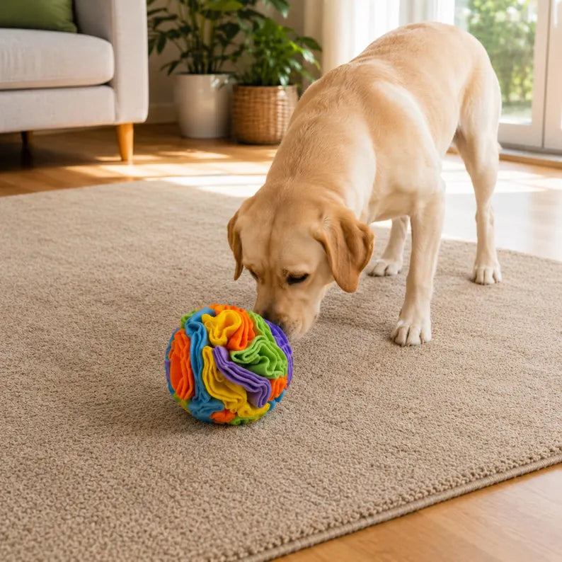 Palla da scavo per cani, gioco interattivo di intelligenza, gioco di arricchimento, gioco di tracciamento, palla per l'erogazione di dolcetti, stimolazione mentale per cani