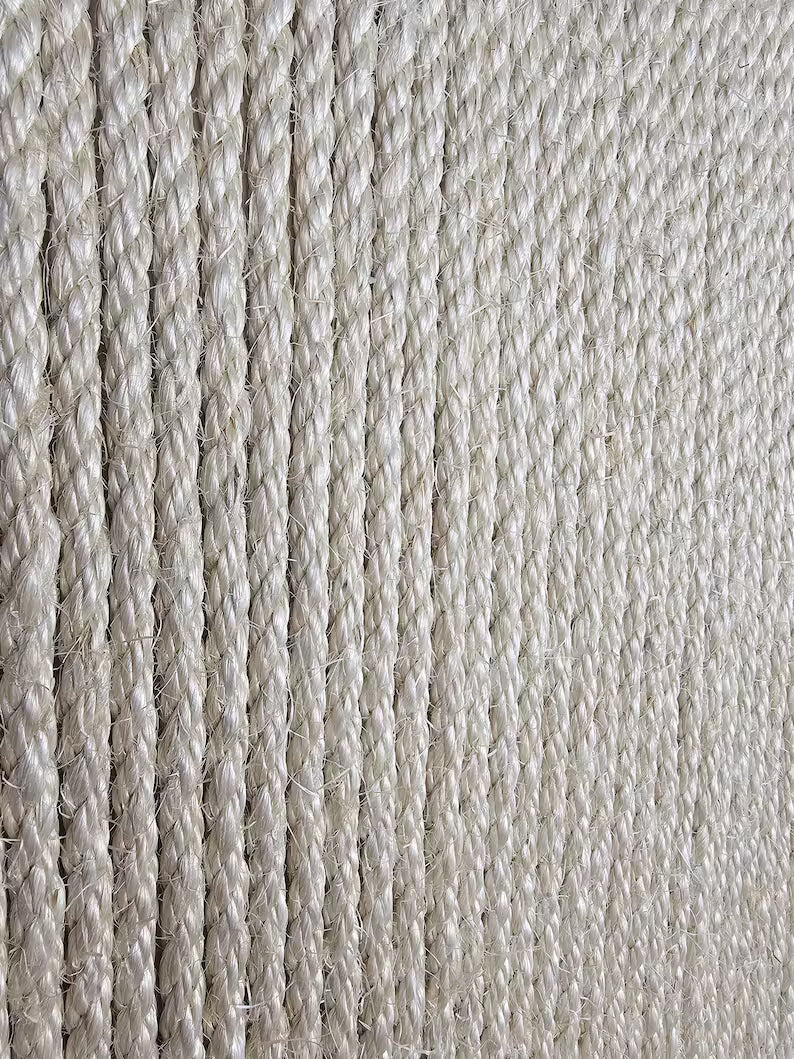 Tiragraffi rotondo da parete per gatti – 47 cm, tappeto tiragraffi moderno in sisal